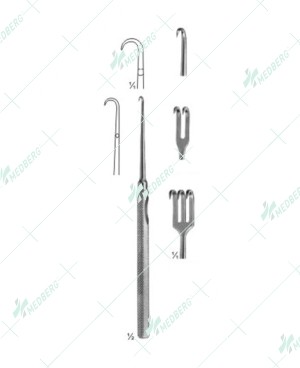 Mannerfelt Modif, small curved, sharp, 155 mm