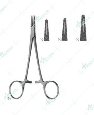 Mayo-Hegar Needle Holder, Medium fine patterns, 135 mm