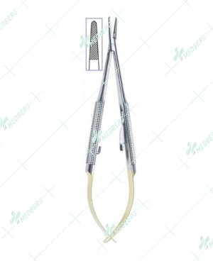 Micro Needle Holder – Straight Tip, 13.2cm long