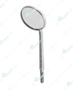 Mouth Mirrors, Plane with cone socket, 22 mm