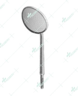 Mouth Mirrors, Plane with cone socket, 24 mm