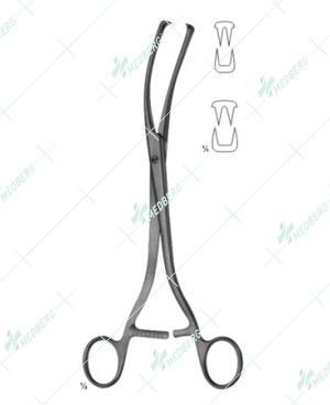 Museux Uterine Tenaculum Forceps, 240 mm