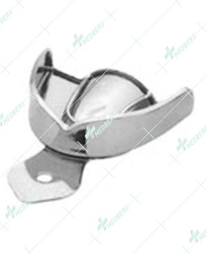New Super Stainless Steel Impression Tray, with retention rim