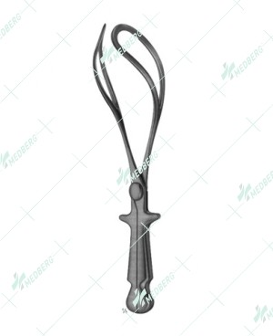 Obstetrics Forceps, 400 mm