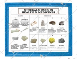 Minerals Used in Health & Medicine (Set of 10)