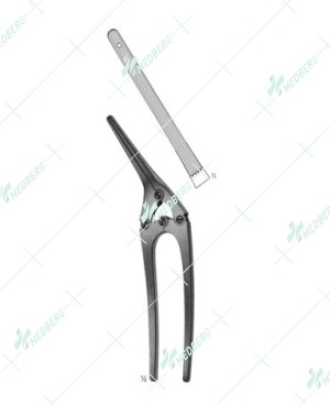 Payr Intestinal Clamp Light Pattern, for Children, 180 mm
