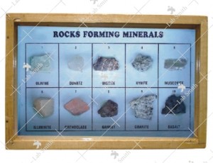 Collection of 10 Rocks Forming Minerals