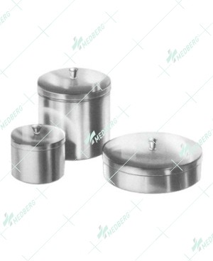 Round Metal Boxes and Medicine Cups