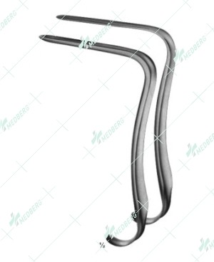 Seidl Vaginal Specula, for children and infants, 80 x 8 mm