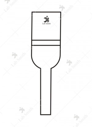 Semi Micro Sintered Funnel, 35 ml.