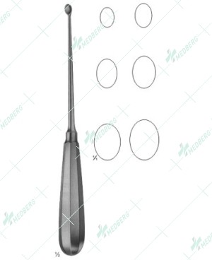 Simon Bone Curettes, 240 mm
