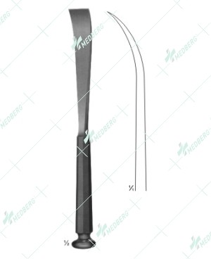 Stille Osteotomes, Curved, 205 mm