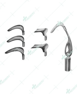 Vaginal Speculas, Scherback Set, 55 x 40-60 mm
