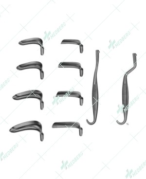 Vaginal Speculas, Scherback Set, 80 x 30 mm