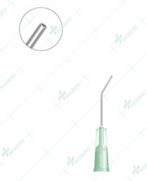 Viscoelastic Injection Cannula, angled at 8mm sterile, 30 gauge