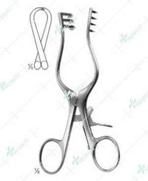 Weitlaner Retractors, 130 mm
