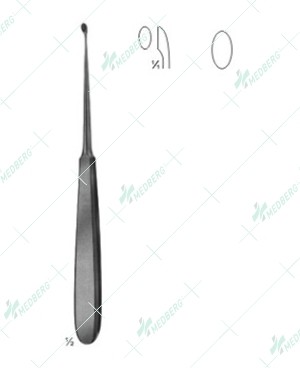 Williger Bone Curettes, 170 mm