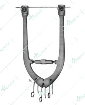 Wire Traction Bows, Adjustable, 175 mm