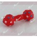 Bone and dumbbell shape of squeak vinyl toys
