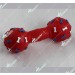Bone and dumbbell shape of squeak vinyl toys