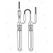 Micro Kjeldahl Distillation, comprising of 500 ml. Kjeldahl flask.