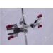 Burette Clamp, Double, Mild Steel, Chrome Plated