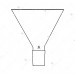 Powder Funnel with 2429 cone at stem.
