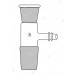 Adapters, Socket to cone with Tee Connection.