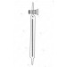 Boyle’s Law Burette, Graduated, with zero at closed end, with stopcock.