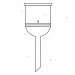 Buchner Funnel, with sintered Disc of Porosity G-1 or G-2 or G-3 or G-4 plain stem.