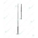 Buck Suture Instrument, Triangular serrated end, 140 mm