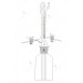 Burette, Automatic Zero with PTFE Key Stopcock, For Karl Fisher Apparatus, Mounted on Reservoir, Rubber bellow. Accuracy as per Class ‘A’ with works certificate