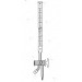 Burette, Double Oblique Bore Glass Key Stopcock, 3-way. Accuracy as per class ‘B’