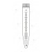 Centrifuge Tube, with Screw Cap, Graduated.