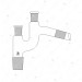 Claisen Heads, Sloping with 2 x 14/23 Sockets.