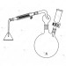 Continuous Water Distillation Assembly, consists of two neck Flask 2000 ml.