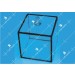 Cube, Glass, Hollow