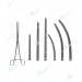 De Bakey-Pean Clamps, 200 mm