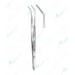 Dental Tweezers, Flagg Serrated, 16 cm