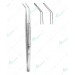 Dental Tweezers, Landgraf Smooth Serrated, 15 cm