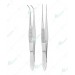 Dressing Forceps, straight, serrated, delicate