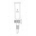 Dropping Funnels, Cylindrical, open top and Glass Key Stopcock, Plain Stem.
