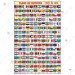 Flags of all Nation Chart