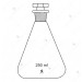 Flasks Conical, with interchangeable stopper.
