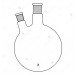 Flasks Round Bottom, Two Neck (Side neck at angle)