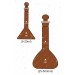 Flasks Volumetric (Measuring) with interchangeable Glass Stopper, Accuracy as per Class ‘A’ with works certificate.(Amber)