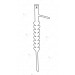 Fractionating Columns, Pear shaped bulbs.
