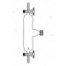Gas Collecting Tubes, with two, two way PTFE key stopcocks one on each side, with one side tube, screw cap and rubber septa.