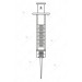 Gas Tight Micro Litre Syringe Removable Needle.