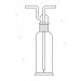 Gas Washing Bottles, Dreshle’s type, interchangeable joints